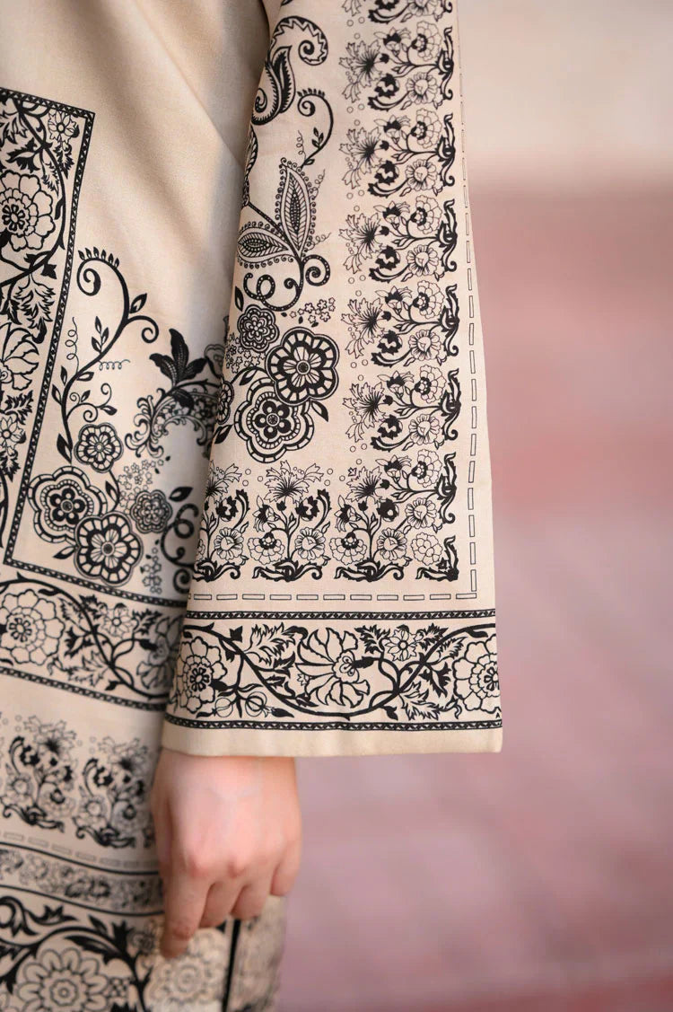 PRINTED CO-ORD SET SKIN-BLACK