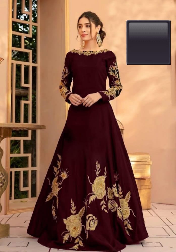 Heavy Embroidery Neck Line ,  Sleeves & Bottom 😍