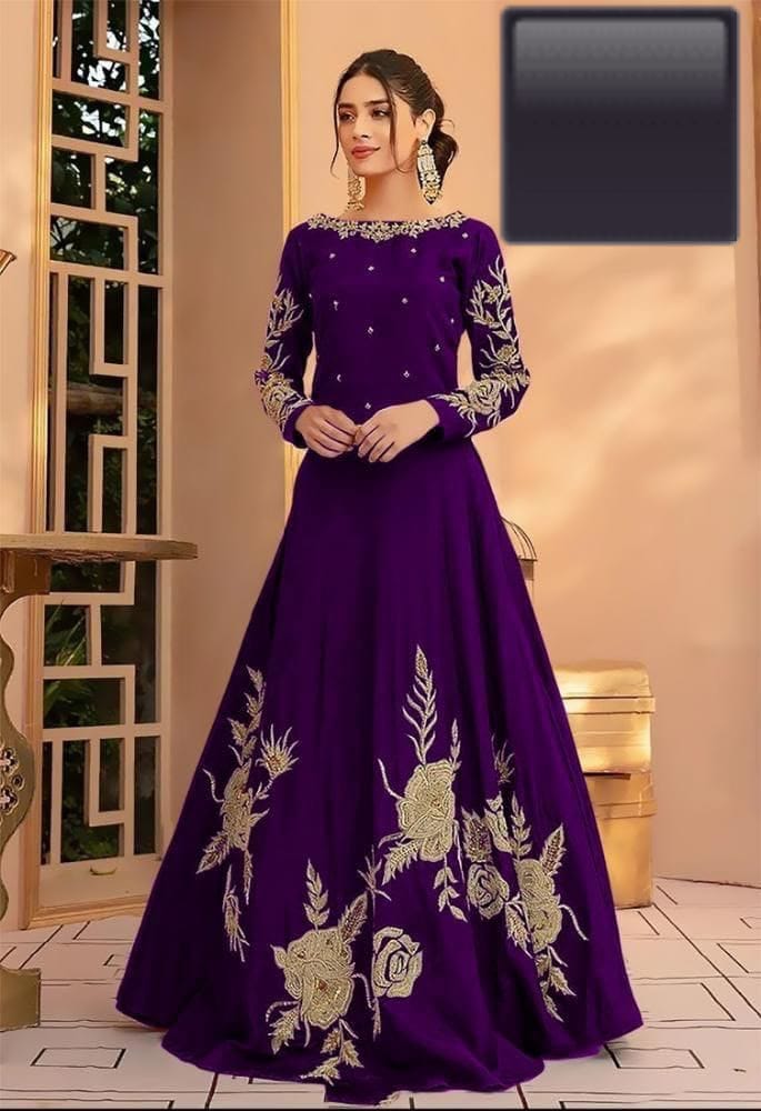 Heavy Embroidery Neck Line ,  Sleeves & Bottom 😍