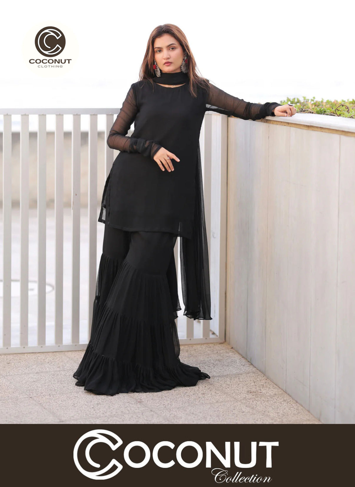 Long Garara style with Short Shirt 3PCs