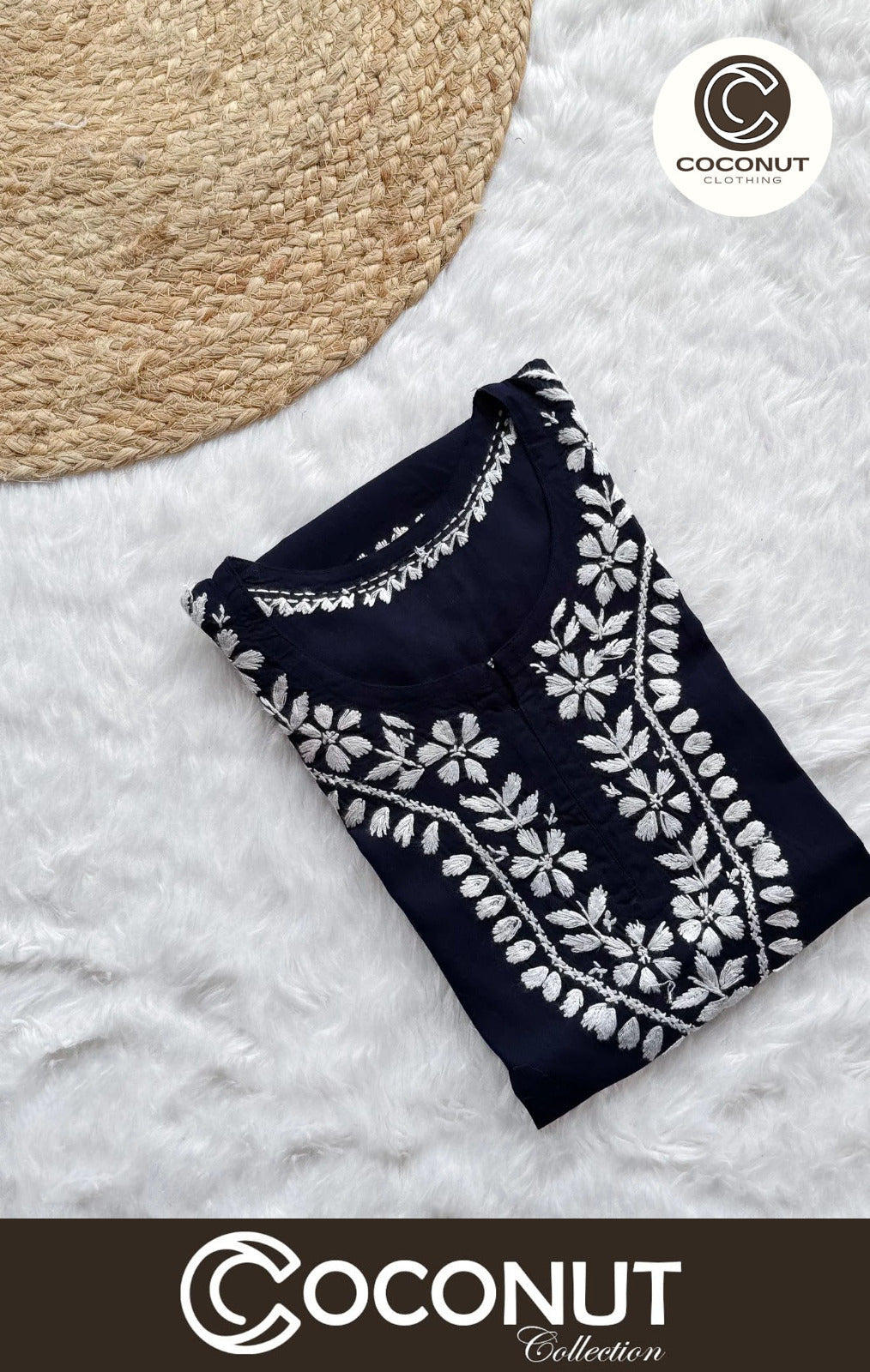 Indian Style Short Embroidered Kurti