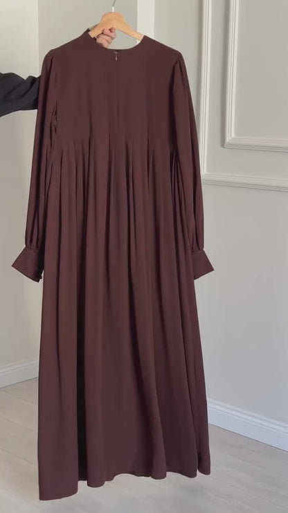 Brown Abaya with Stroller&nbsp;