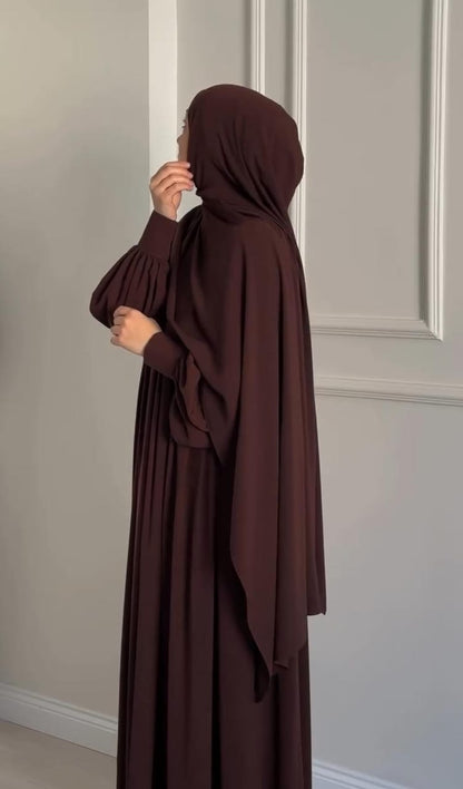 Brown Abaya with Stroller&nbsp;