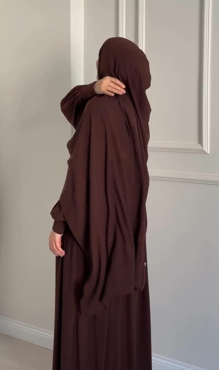 Brown Abaya with Stroller&nbsp;
