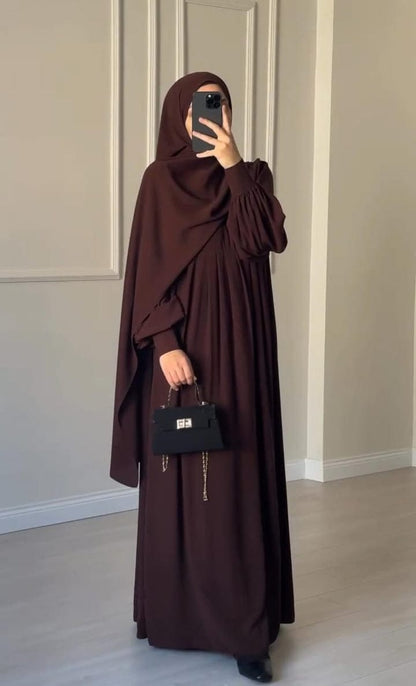 Brown Abaya with Stroller&nbsp;