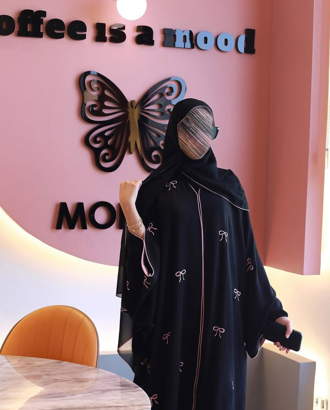 Trending Bow Abaya with Stoller