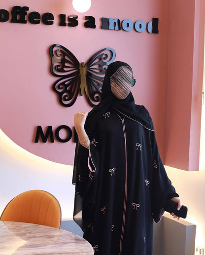 Trending Bow Abaya with Stoller