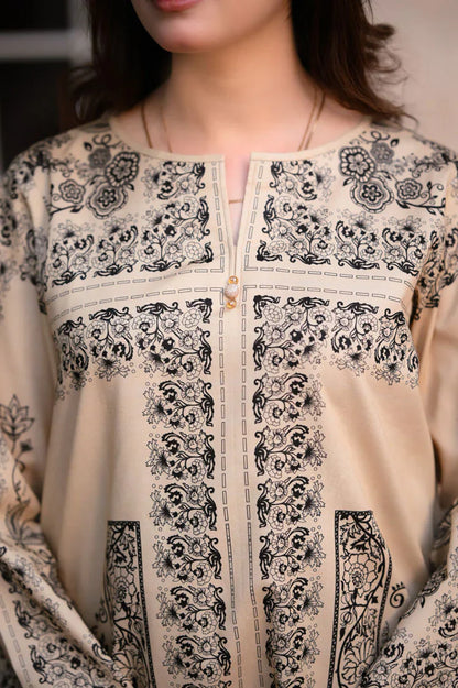 PRINTED CO-ORD SET SKIN-BLACK