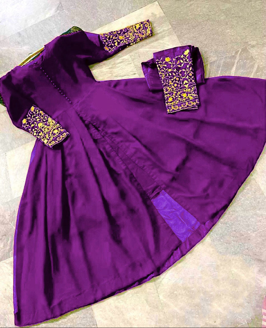 Both Sided Embroidered on Sleeves &amp; Trouser 2PCs