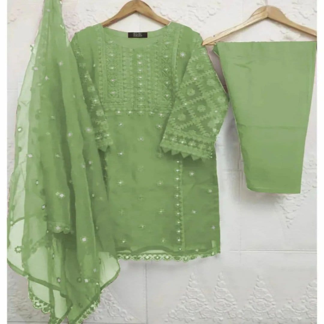 3pc Suit For Women Stitched/ Embroidered 3 pc Suit For Women/Girls